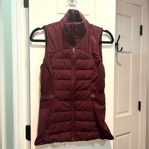 Lululemon Down for it All Vest - Size 4 Merlot